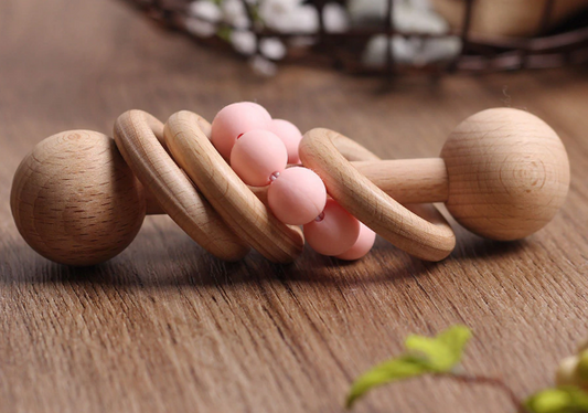 Montessori Rattle Pink