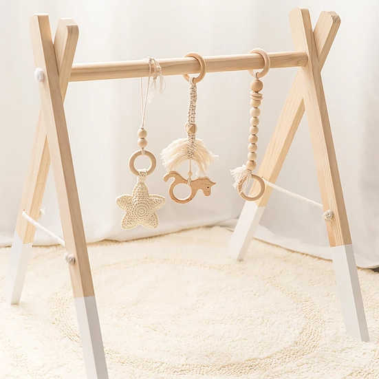 Wooden Activity Gym Boho Beach