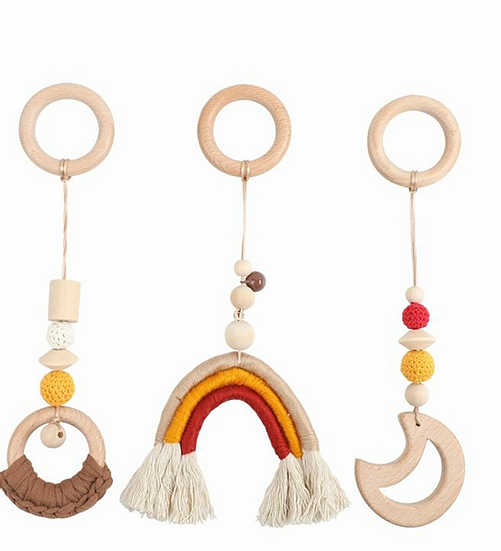 Rainbow Boho Activity Toys Red