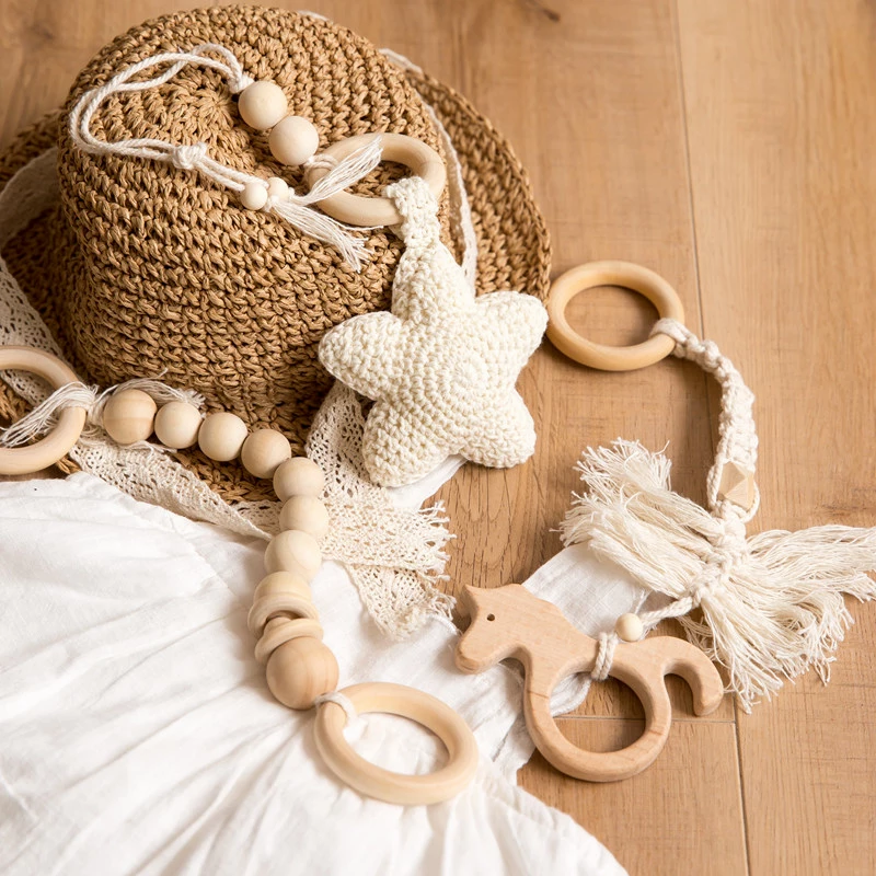 Wooden Activity Gym Boho Beach