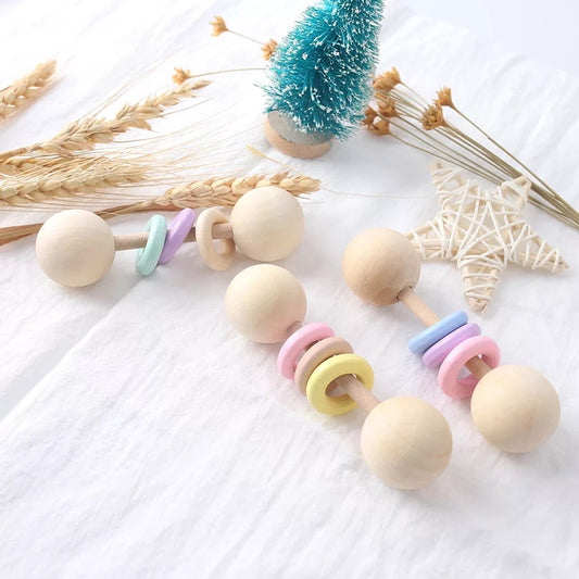 Montessori Rattle Macaron