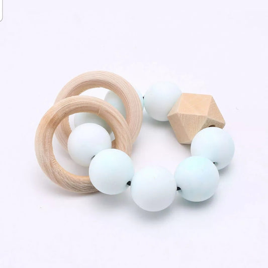 Sensory Teether Mint Marble