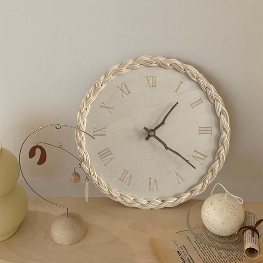 Rattan Clock