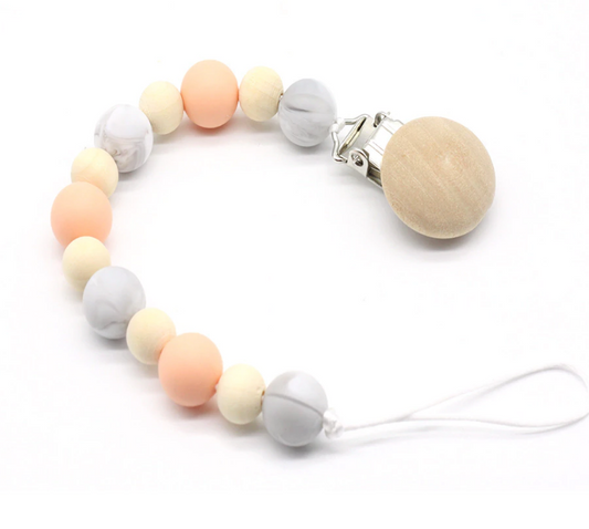 Pastel Love Dummy Clip Peach